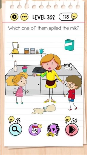 🧠 Brain Test Level 302 SOLVED! 😱 Ultimate Secret Trick!