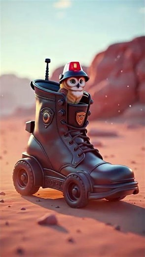 Owl Cop Boot Patrols Alien Planet! 🦉👢