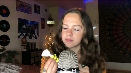 ASMR，外国声控女神带来助眠福利，这声音听着太治愈了！