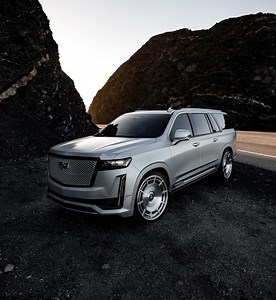 Kim Kardashian’s New Custom Cadillac Escalade Is a Silver Vision of Luxury