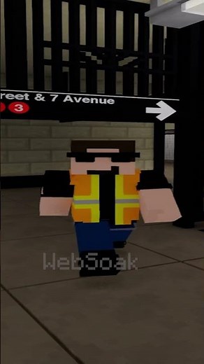 Minecraft NYC Subway Wide Walk