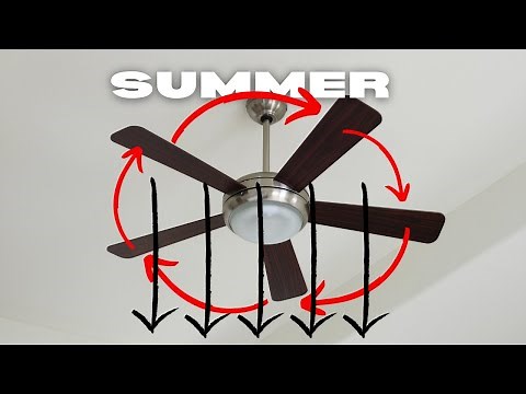 What Direction Should My Ceiling Fan Run in the SUMMER?