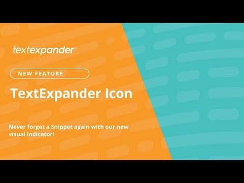 Find Any TextExpander Snippet Easily with TextExpander Icon
