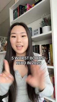 5 worst books I read this year #booktok #booktube #bookreview #bookopinion #bookish