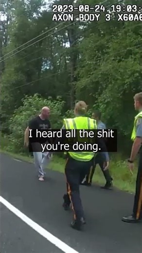 8 Cops VS Angry Jacked Veteran