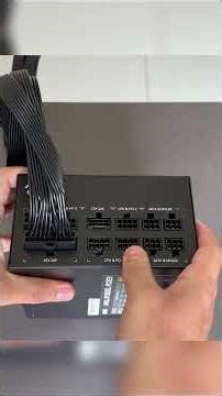 Learn how to install a full modular power supply.