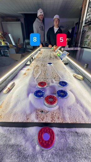 Who will win? 😳 #shuffleboard #fyp #foryou | Ice Shuffleboard