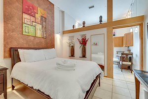 Palm Coast Vacation Rental | Lovely Oasis Condo w/ Balcony at European Village | Close To The Beach | Designated Parking Space |  Condo Rental