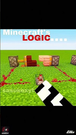 MINECRAFT'S LOGIC...... #minecraft #minecraftshorts #shorts