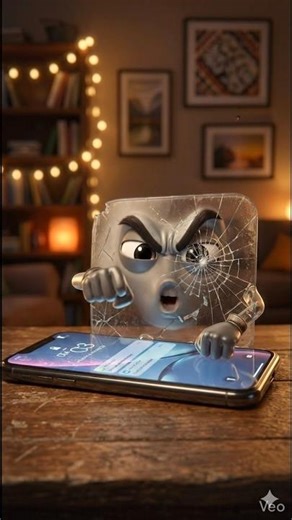 🛡️ Screen Protector – Cracked – Phone Display