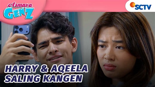 Super Kangen!! Akhirnya Harry dan Aqeela Video Call | Asmara Gen Z - Episode 349 Asmara Gen Z Episode 349, tayang 4 November 2025. Disebuah kamar hotel. Aqeela berdiri di dekat jendela, sambil menelpon Harry, HARRYYYY! Aku bener bener kangen tau gak, ternyata masih sama, masih ganteng! Harry tertawa kecil, gombalan lintas negara nih. Saksikan sinetron SCTV Asmara Gen Z setiap hari pukul 17.00 WIB bersama Aqeela Calista, Fattah Syach, Nicole Rossi, William Roberts, Arya Mohan, Raise Maire, Harry 