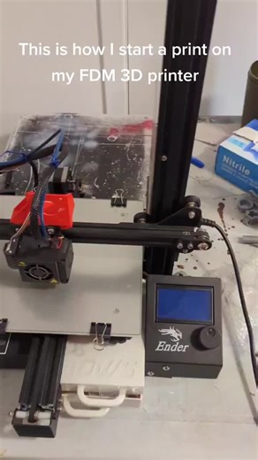 3D Printer FDM Printing Process