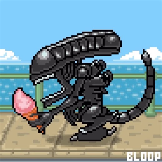 Alíen gifs #alienmovie #xenomorph #alienthe8thpassenger #bigchap #alien #aliens #xenomorphart #gifart #xenomorphs