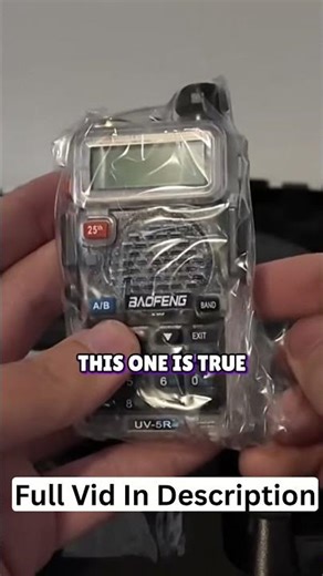 Unboxing the RARE Crystal Clear Baofeng UV-5R Anniversary Edition! #shorts