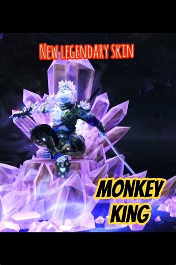 New legendary skin monkey king @zoogu #shadowfight4arena #shorts #gaming