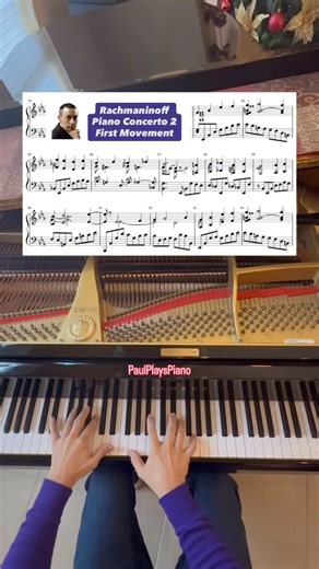 🚨 Don’t miss this‼️ The most beautiful Melody 🎶 from Rachmaninoff’s Piano Concerto No. 2 #paulplayspiano #pianopractice #pianist #classicalpiano #rachmaninov | Paul Tippett