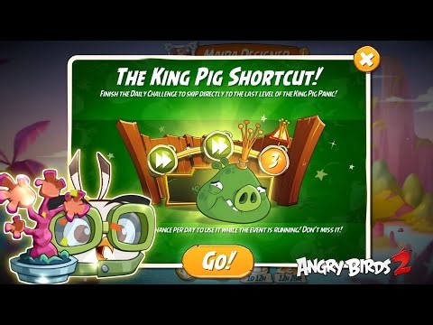 Angry Birds 2 DC Bomb Blast Rooms (4-5-6) + King Pig Shortcut 6 Rooms with new flock member shade 🤩