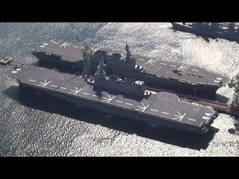 海自最大の護衛艦「かが」が就役