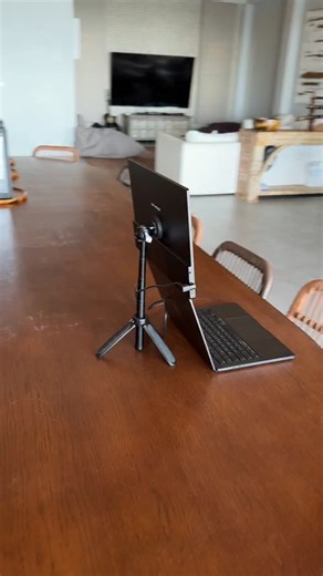 Why does everyone accept working on just a laptop screen while traveling? I couldn’t stand it 😅 So I started researching. Turns out, there’s no real solution that makes two-screen setups both portable and ergonomic. I used a tablet, but it was too small. Portable monitors changed everything - bigger displays, lower cost. But then came the next problem: looking down at two screens all day killed my neck. That’s when I found the 16-inch Portable Monitor Stand from Tern Setups. It’s lightweight, p