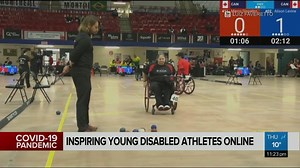 Inspiring young disabled athletes online