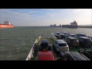 Red Funnel Car Ferry Journey [5x Speed] - Southampton To East Cowes, Isle Of Wight - February 2025