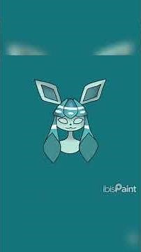 glaceon speedpaint! #pokemon #glaceon #speedpaint #art