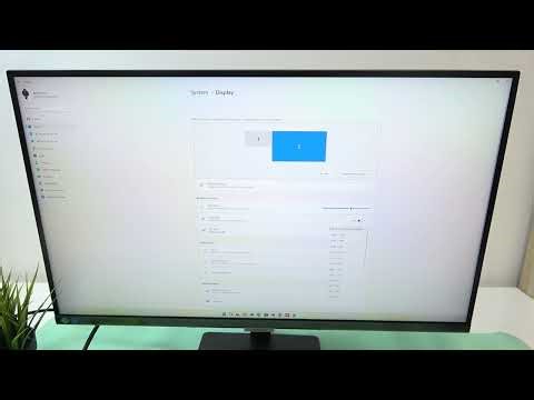 How to change display resolution on SAMSUNG LS27A700