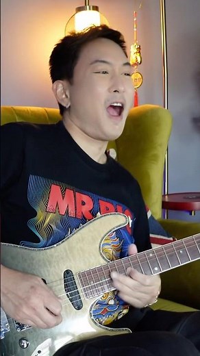 (Solo) Green Tinted Sixties Mind : MR.Big | Cover by PAT Power Pat #ibanez#guitarcover#bosskatana