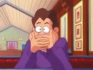 Scooby-Doo! and the Witch's Ghost. So scoob & shaggy eating my food. In the Oakhaven Restaurant,