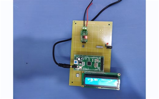 基于STM32单片机的直流电流检测仪表系统设计ACS712电流检测传感器设计DIY开发板套件23-091