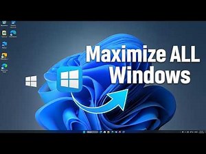 Make All Windows Open Maximized Or Full Screen in Windows 11