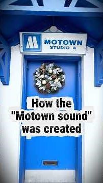 How the “Motown sound” was created, a sound that revolutionized music for generations. #history