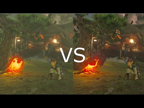 Cemu BotW Clarity Preset Comparison