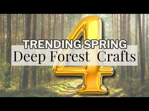 Spring Biophilia Crafts | Raw Wood, Moss & Woodland Magic