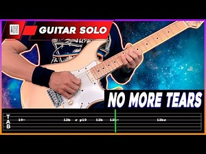 Ozzy Osbourne - No More Tears【 GUITAR SOLO LESSON 】