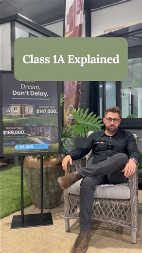 When you hear Class 1a-compliant, it means the home is council-approved, certified, and ready to live in. It’s a permanent residential dwelling built to meet Australian standards. And that’s exactly what our SUCASA® Class 1a homes are: fully certified, fully compliant, delivered ready to live. 🔗 Tap the link in our bio to explore the SUCASA range. #MyLittleHouse #SUCASA #Class1A #CouncilApproved #AustralianStandards #CertifiedHomes #NCCCompliant | My Little House