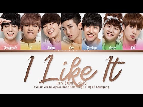 BTS (방탄소년단) — I Like It (좋아요) (Color Coded Lyrics Han/Rom/Eng)
