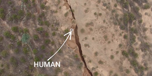 A 2-mile-long crack in Arizona is the largest of its kind — and it’s not stopping