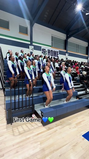 Calm down 😮‍💨💙💚! #cheer #stompnshake #basketball #hawks | calm down you dont want it