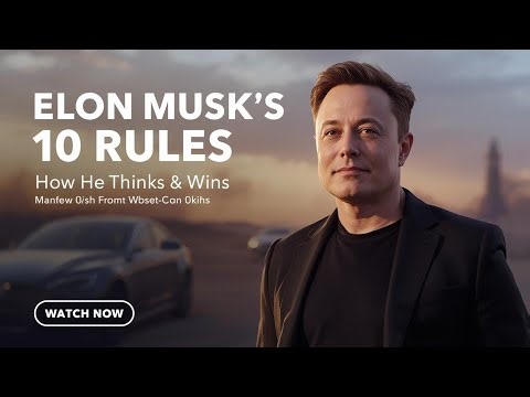 Elon musk's top 10 Rules for success | Starts with “Elon Musk”