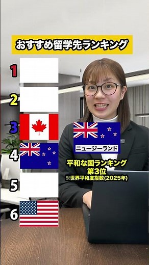 おすすめ留学先ランキング！