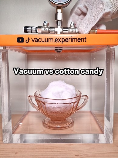 Exploring Cotton Candy Tasting in a Vacuum
