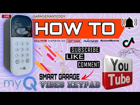 How To install MyQ Smart Video Garage Keypad DIY