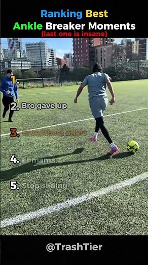 Ranking The Most Brutal Ankle Breaker Moments!💀 #football #funny #skills