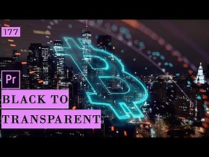 How to make a black video background transparent in Premiere Pro