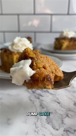 5-Minute Pumpkin Dump Cake 😍 The easiest fall dessert ever—no mixing, no fuss, just layer, bake, and enjoy! 🍂 It’s rich, buttery, and full of pumpkin spice flavor! Ingredients ▢ 2 (15 ounce) cans pure pumpkin puree ▢ 1 cup sugar ▢ 1 Tablespoon pumpkin spice seasoning ▢ 4 eggs ▢ 12 oz evaporated milk ▢ 1 tsp pure vanilla extract ▢ 1 package yellow cake mix ▢ 1 cup chopped pecans ▢ 1 cup butter Get the full recipe here and make it tonight! 👇 #pumpkindumpcake #falldessert #easyfalldesserts #pump