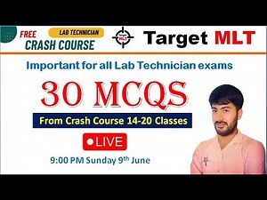 Lab Technician MCQS | Top 30 mcqs #mltmcq Class 14-20 #Target_MLT