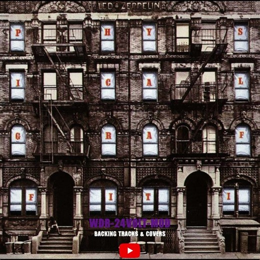 Led Zeppelin - Custard Pie (Backing Track) No Guitar *CLIP* Full Video Attached