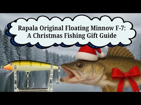Rapala Original Floating Minnow F 7 A Christmas Fishing Gift Guide