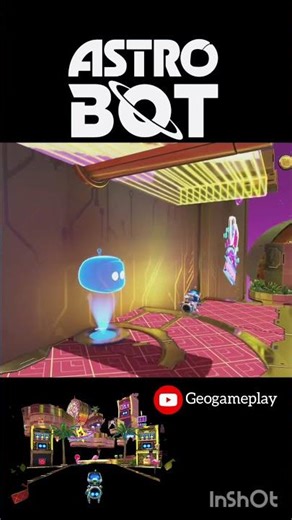 astro bot parando o tempo e salvando um bot 😅#shorts #astrobot #gaming #ps5 #games
